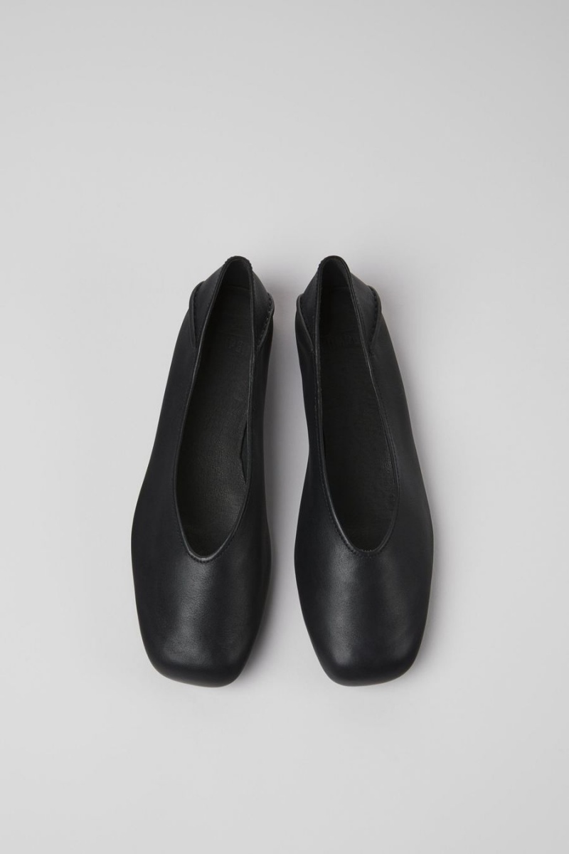 Ballerinas Camper Casi Myra Cuero Mujer Negras | XKHGT-7498