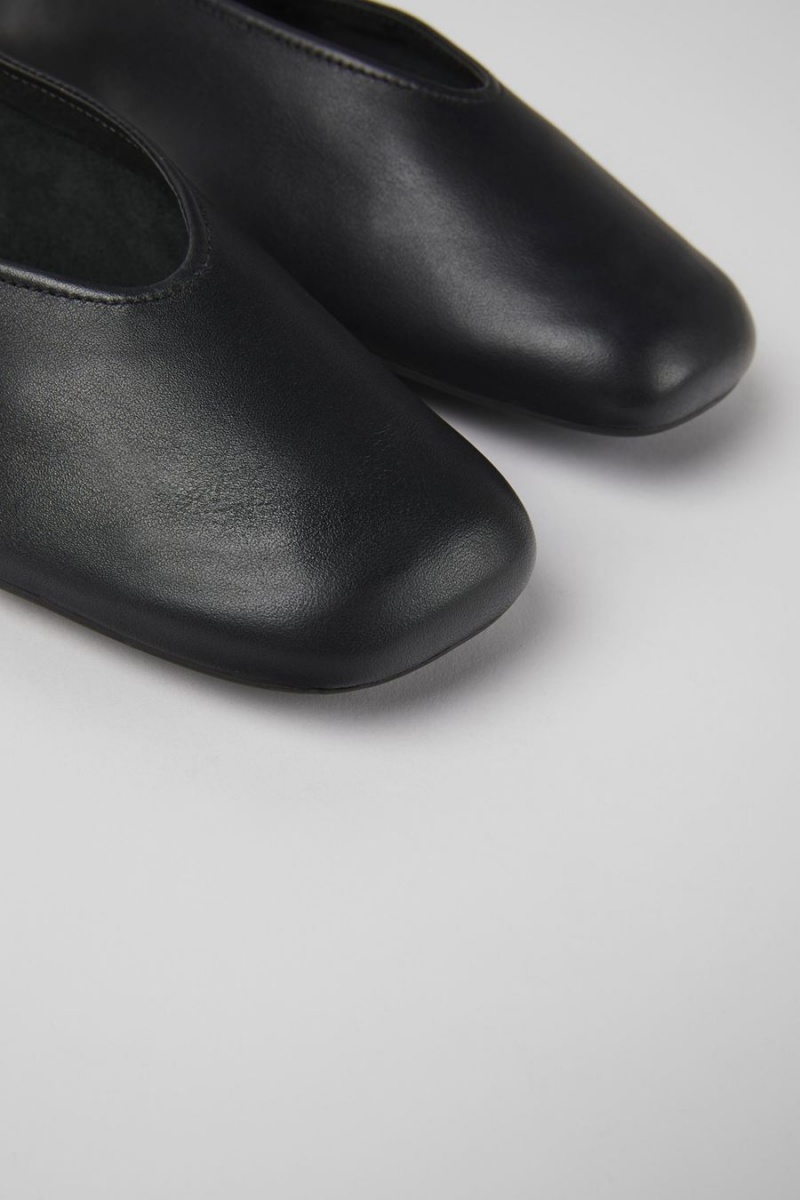 Ballerinas Camper Casi Myra Cuero Mujer Negras | XKHGT-7498