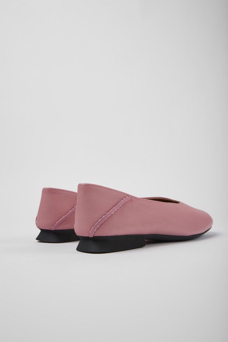 Ballerinas Camper Casi Myra Cuero Mujer Rosas | OYFNP-0397