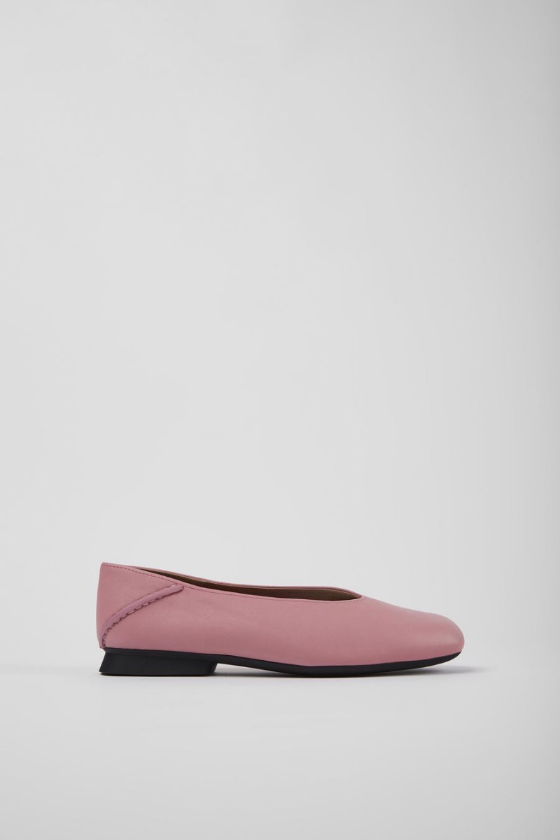 Ballerinas Camper Casi Myra Cuero Mujer Rosas | OYFNP-0397
