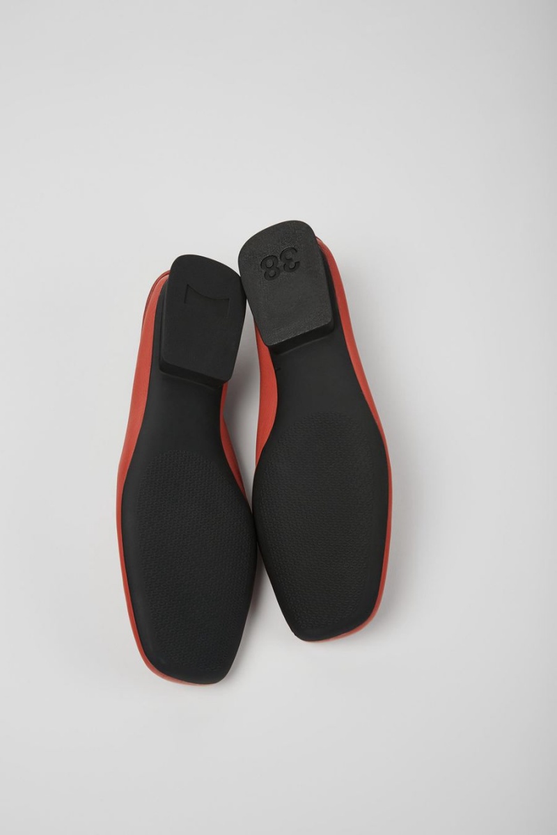 Ballerinas Camper Casi Myra Cuero Mujer Rojas | MUQYJ-2869