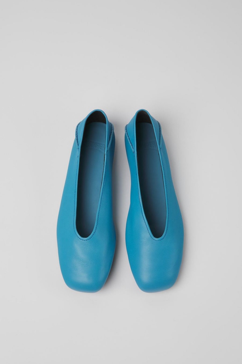 Ballerinas Camper Casi Myra Cuero Mujer Azules | VDHZY-5013