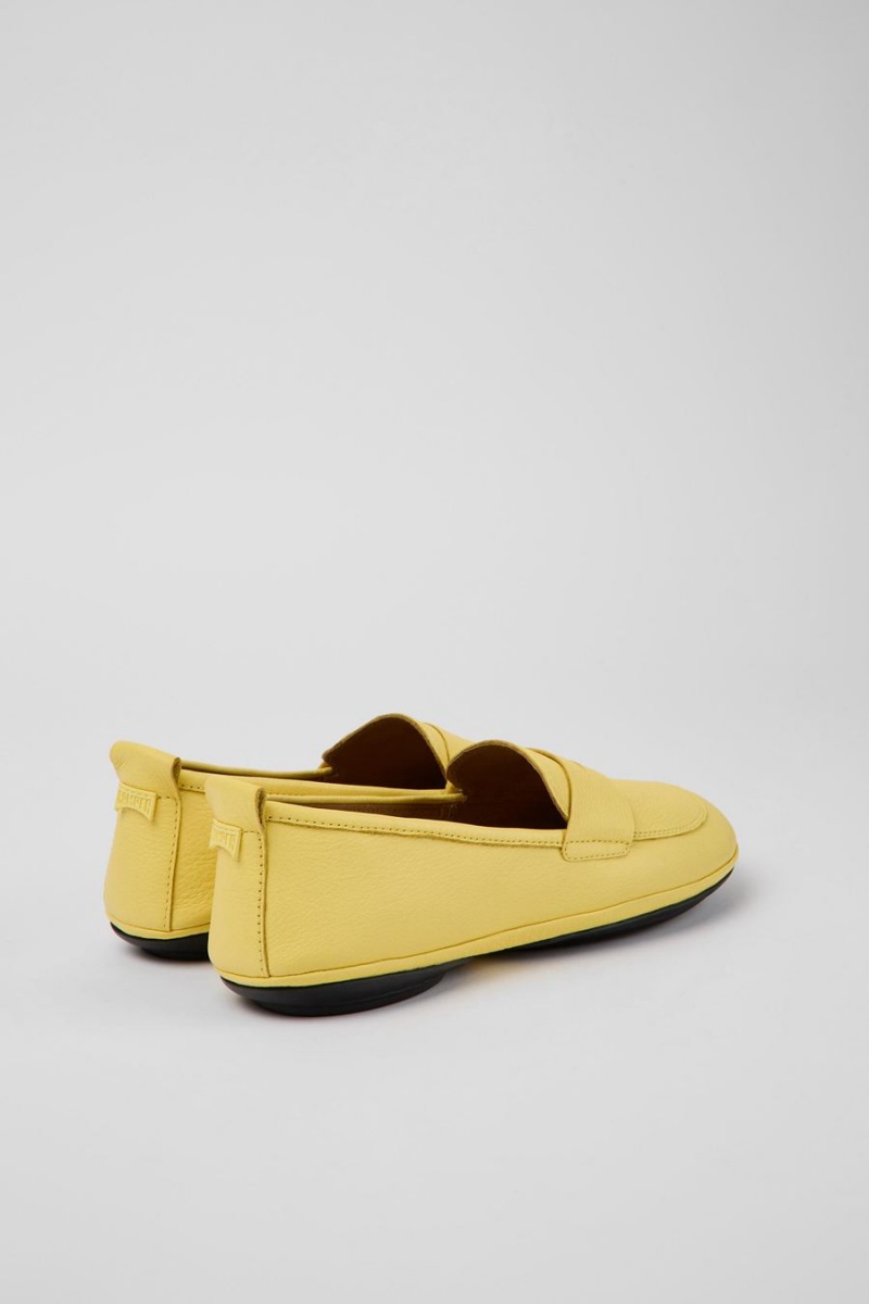 Ballerinas Camper Right Cuero Mujer Amarillo | VOFNQ-8542