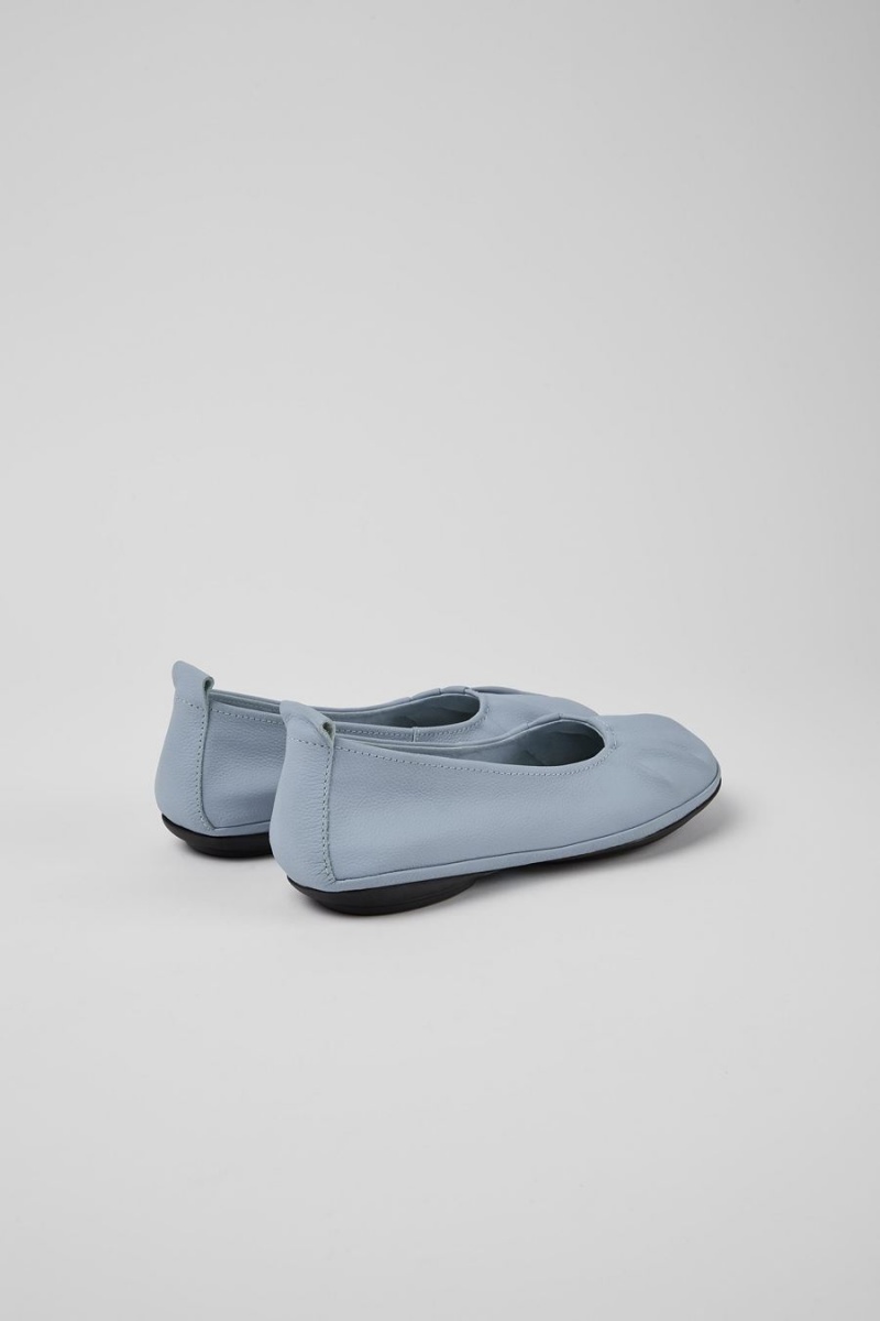 Ballerinas Camper Right Cuero Mujer Azules | FRAQE-0397