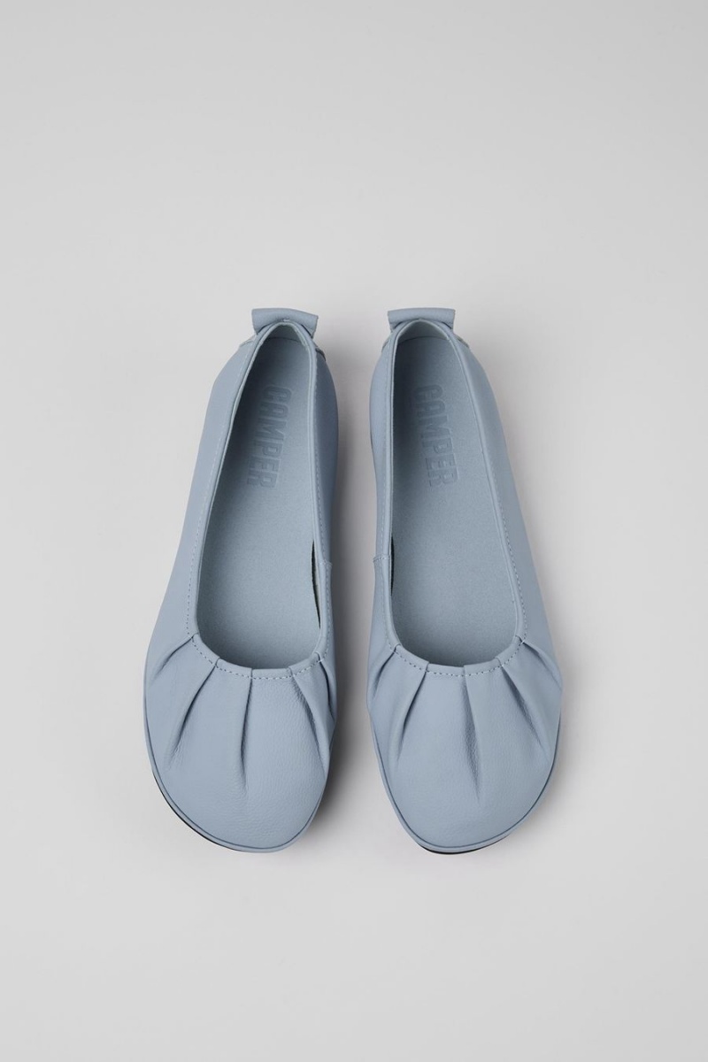 Ballerinas Camper Right Cuero Mujer Azules | FRAQE-0397