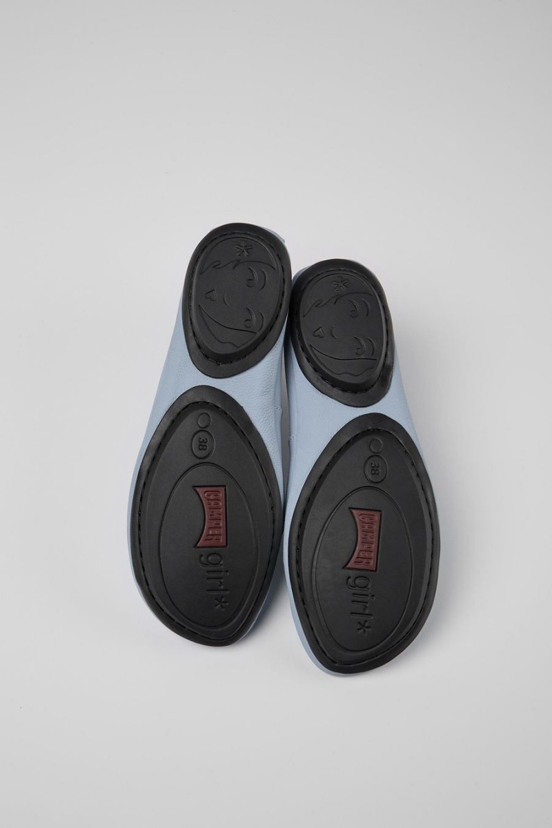 Ballerinas Camper Right Cuero Mujer Azules | FRAQE-0397