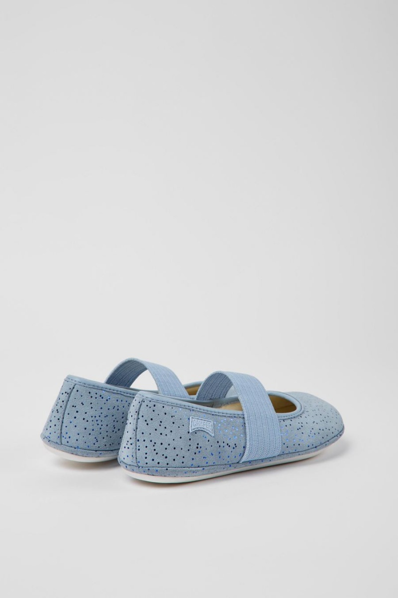 Ballerinas Camper Right Nubuck Niña Azules | RUZSI-7359