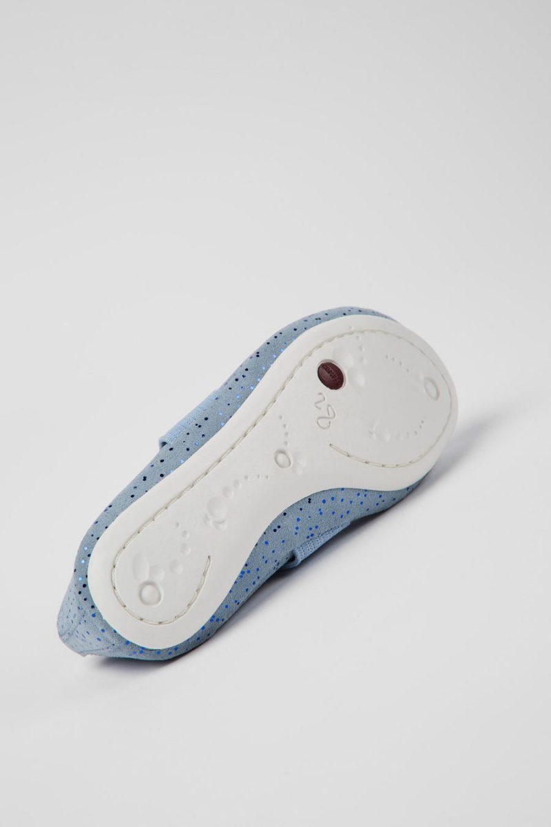 Ballerinas Camper Right Nubuck Niña Azules | RUZSI-7359