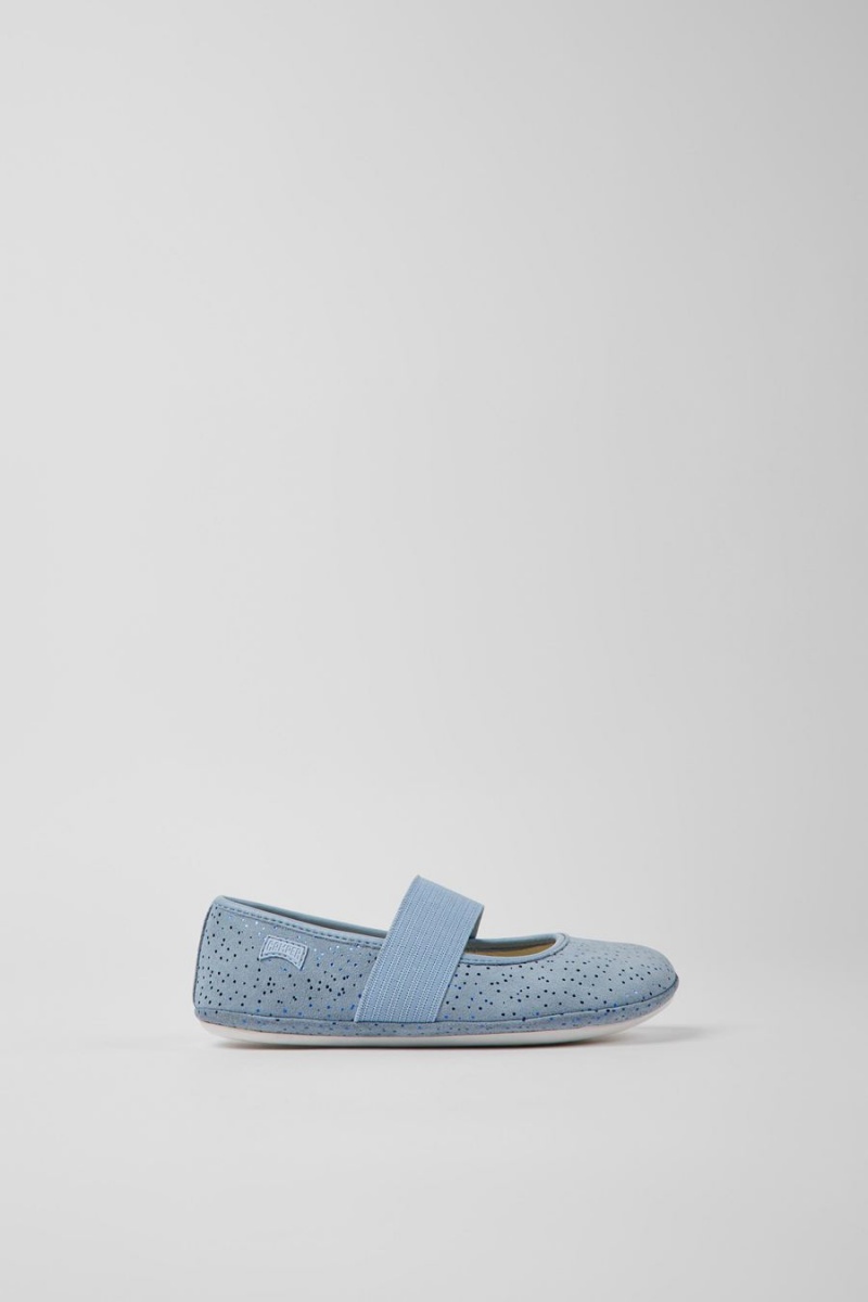 Ballerinas Camper Right Nubuck Niña Azules | RUZSI-7359