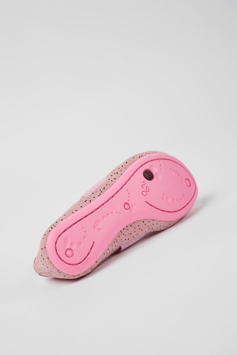 Ballerinas Camper Right Nubuck Niña Rosas | NZHRQ-6579