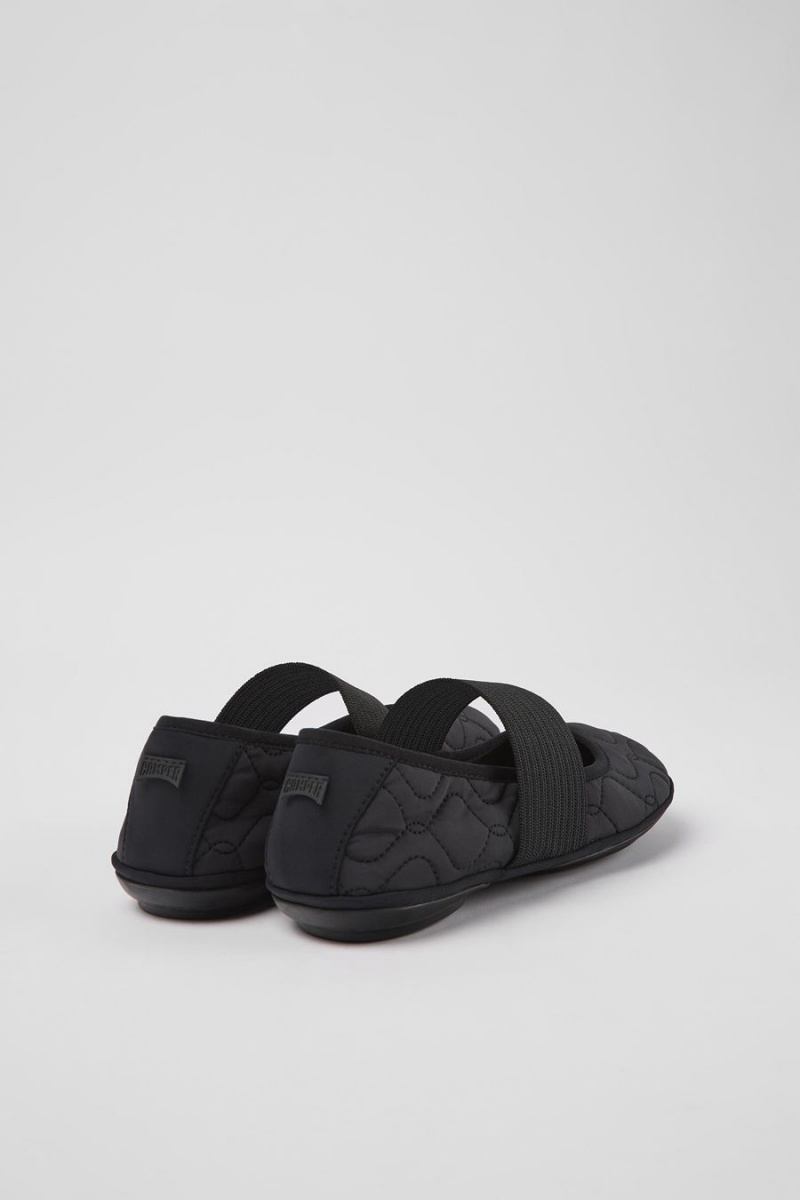 Ballerinas Camper Right Textil Mujer Negras | QFOWY-1380
