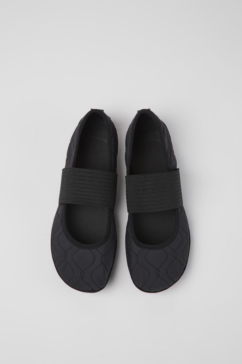 Ballerinas Camper Right Textil Mujer Negras | QFOWY-1380