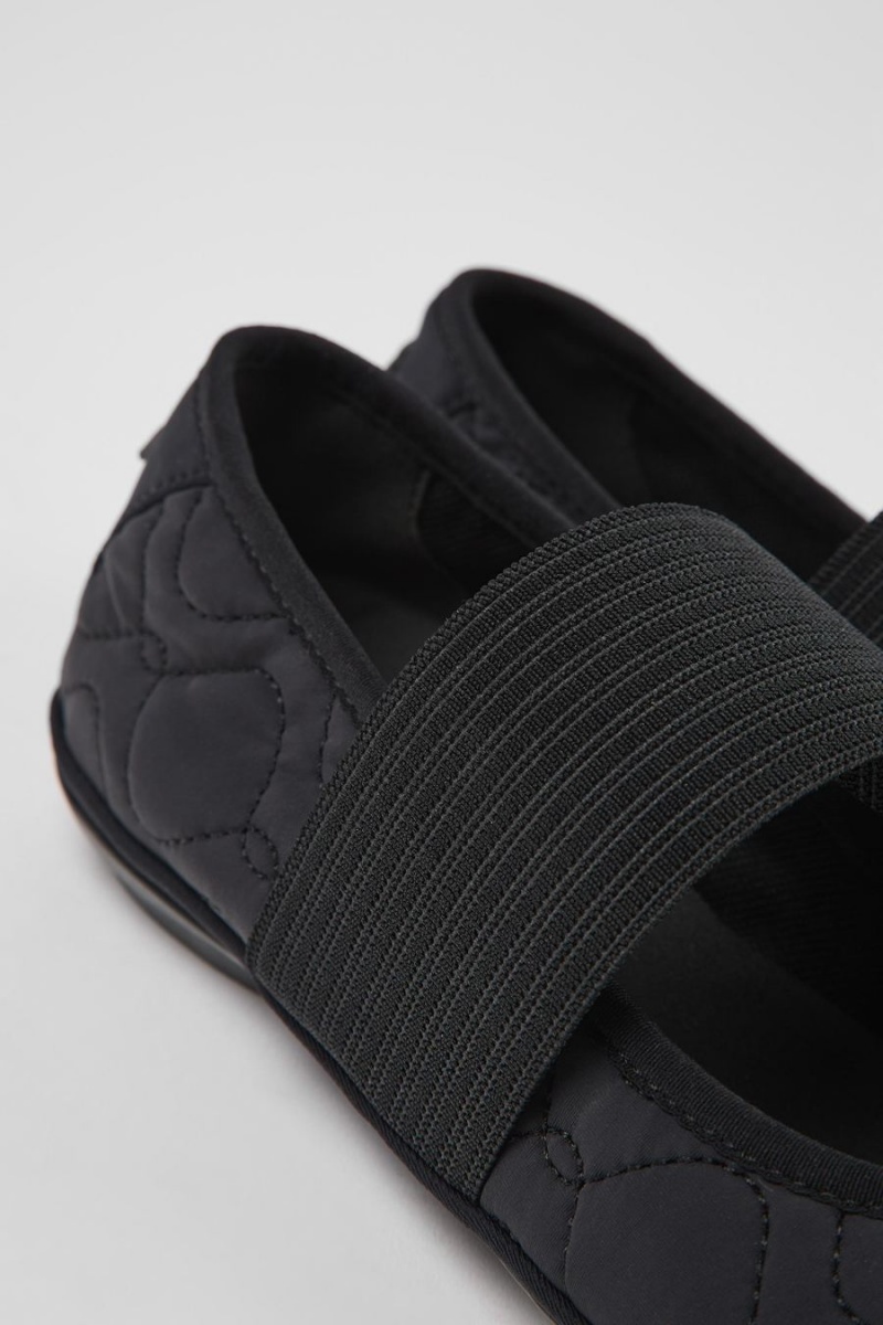 Ballerinas Camper Right Textil Mujer Negras | QFOWY-1380