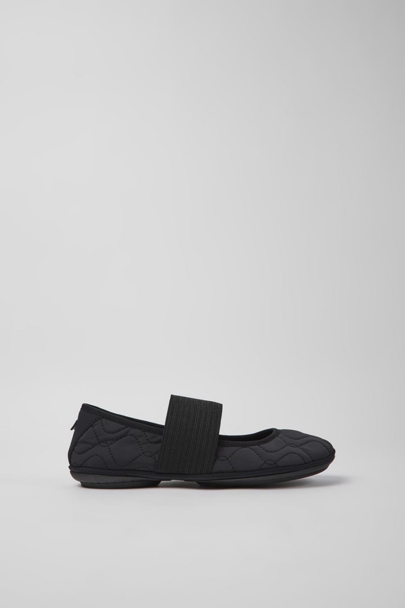 Ballerinas Camper Right Textil Mujer Negras | QFOWY-1380