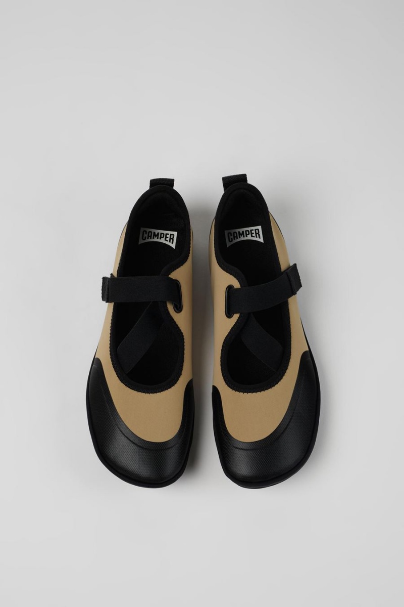 Ballerinas Camper Right Textil Mujer Negras | EXWOT-2046