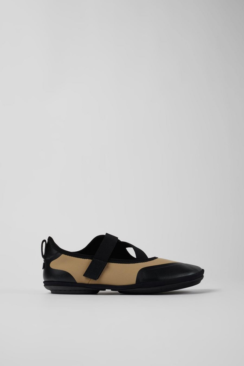 Ballerinas Camper Right Textil Mujer Negras | EXWOT-2046