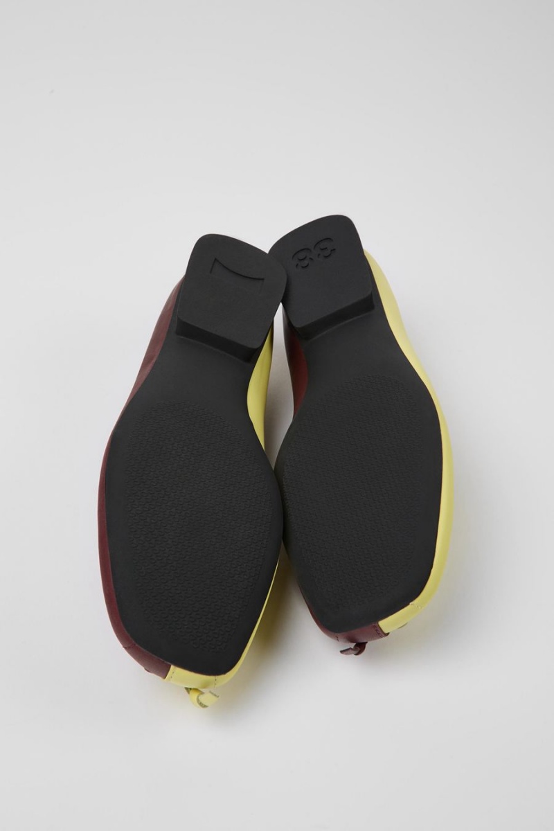 Ballerinas Camper Twins Flats Mujer Amarillo | AXPKO-5469