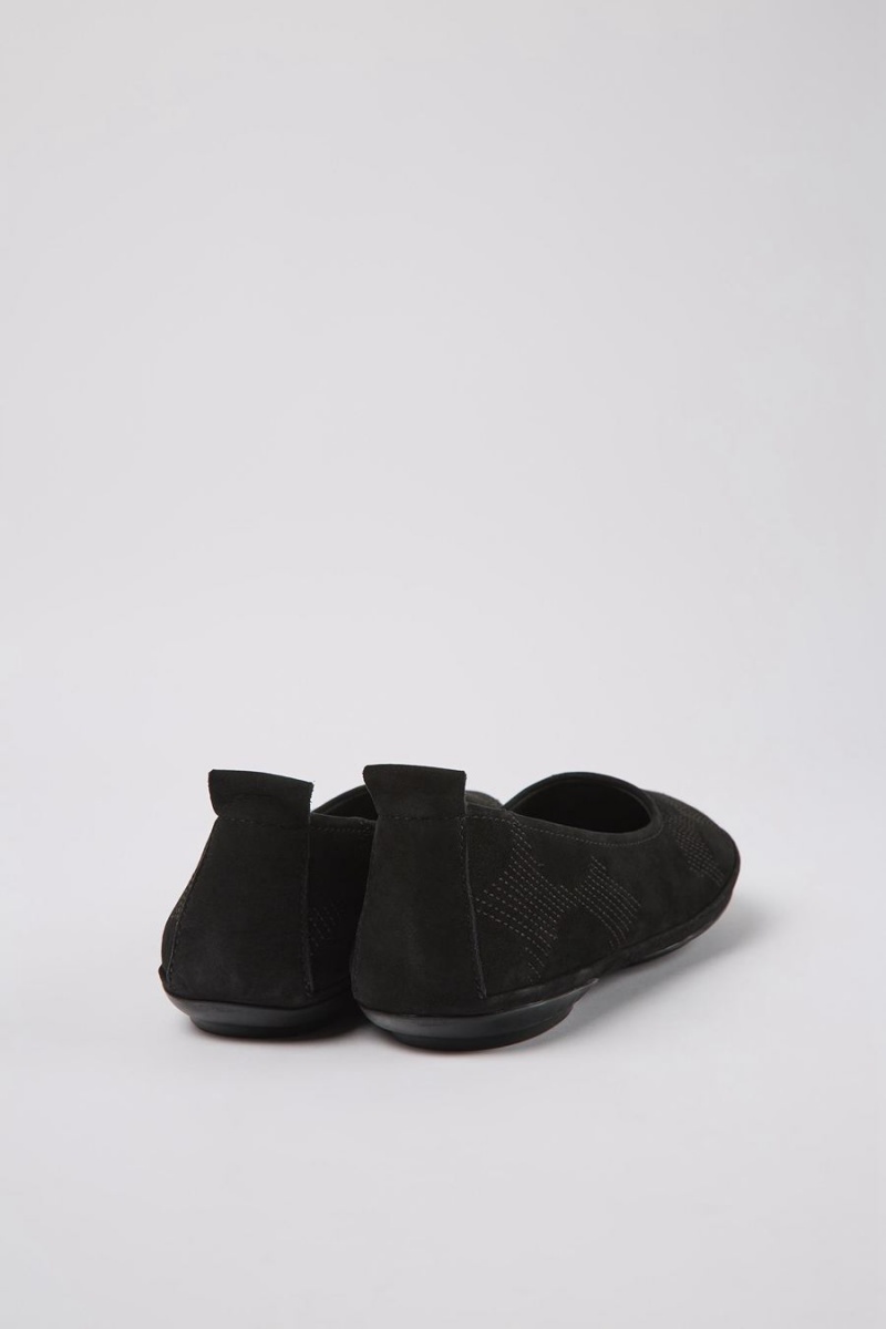 Ballerinas Camper Twins Nubuck Mujer Negras | CUXMW-1572