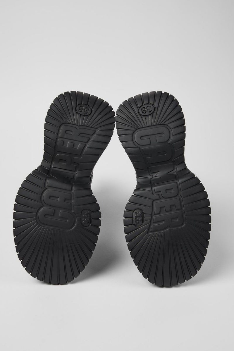 Botas Camper Bcn Cuero Mujer Negras | TGIKM-5680