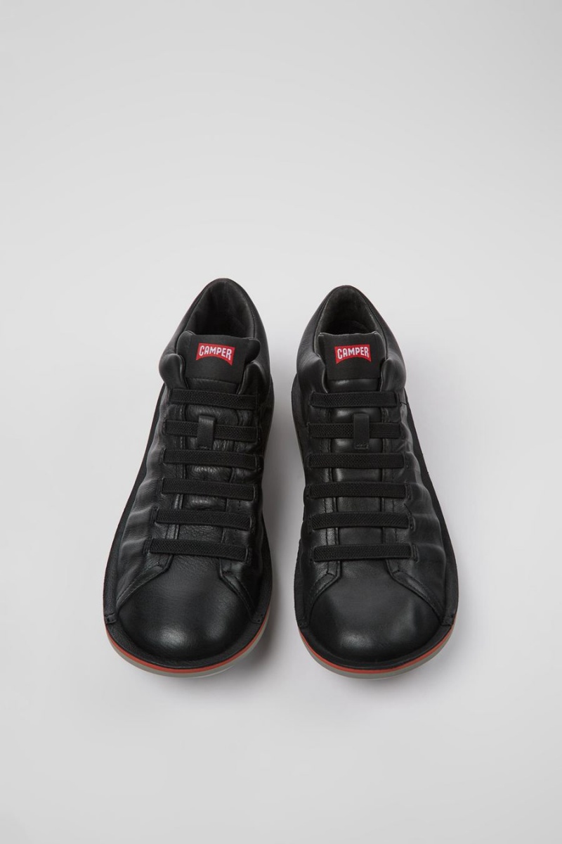 Botas Camper Beetle Cuero Ankle Hombre Negras | STWYR-8563