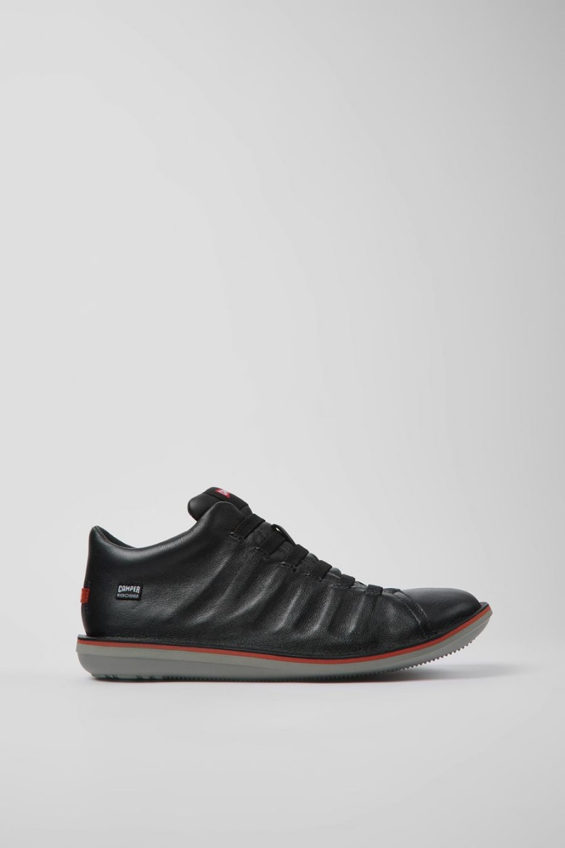 Botas Camper Beetle Cuero Ankle Hombre Negras | STWYR-8563