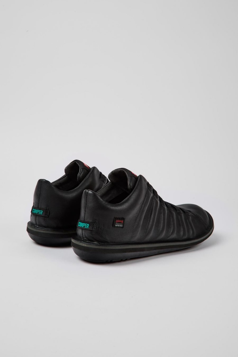 Botas Camper Beetle Gore-tex Cuero Ankle Hombre Negras | XCYSR-3206