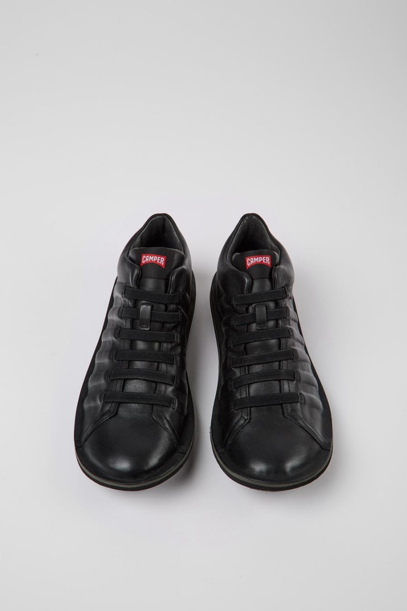 Botas Camper Beetle Gore-tex Cuero Ankle Hombre Negras | XCYSR-3206