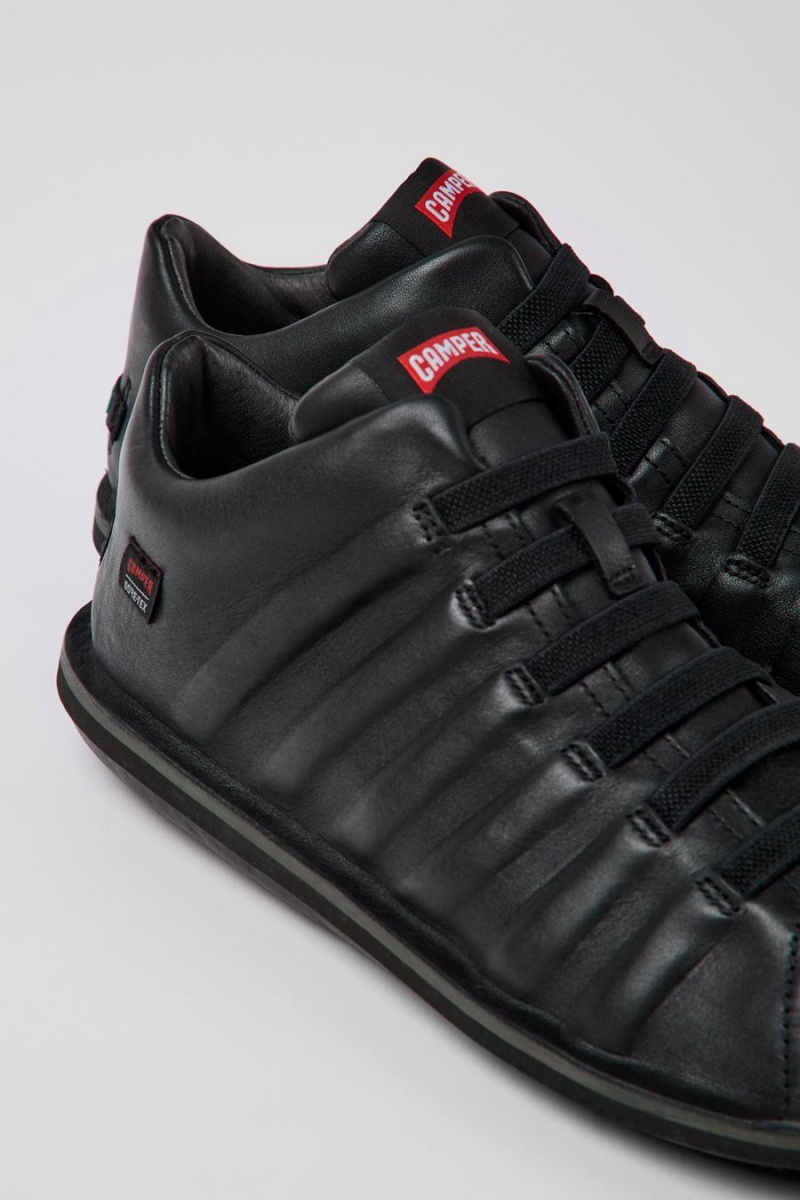 Botas Camper Beetle Gore-tex Cuero Ankle Hombre Negras | XCYSR-3206