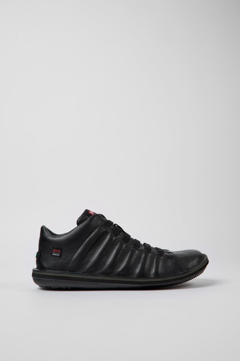 Botas Camper Beetle Gore-tex Cuero Ankle Hombre Negras | XCYSR-3206