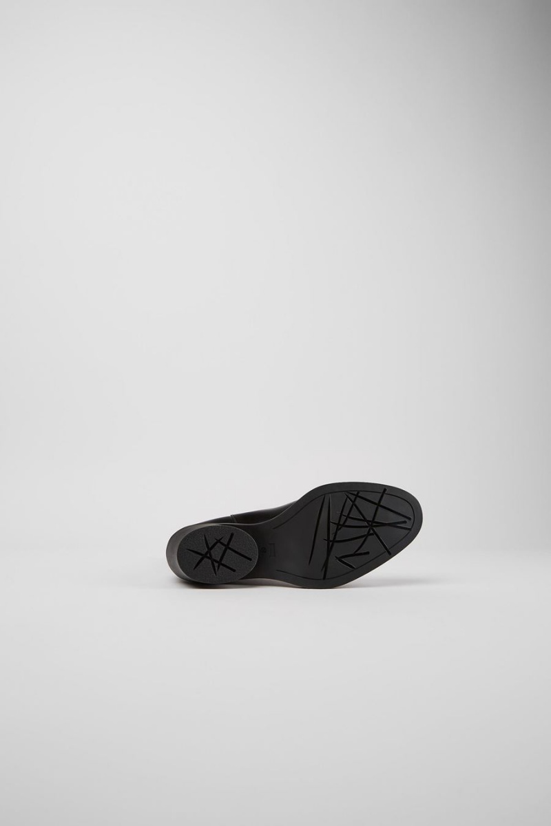 Botas Camper Bonnie Cuero Mujer Negras | VNICB-9324