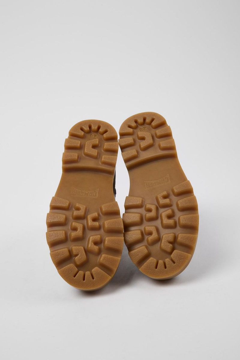 Botas Camper Brutus Cuero Ankle Niña Gris | TJORE-5374