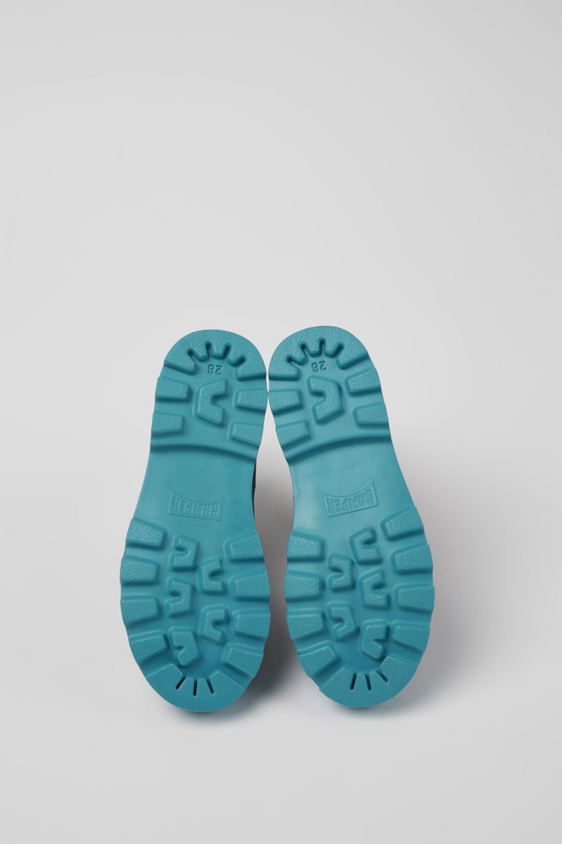 Botas Camper Brutus Cuero Chelsea Niño Negras | QPXVC-4981