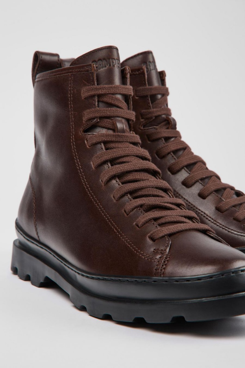 Botas Camper Brutus Encaje up Mujer Burdeos | FPMWC-0827