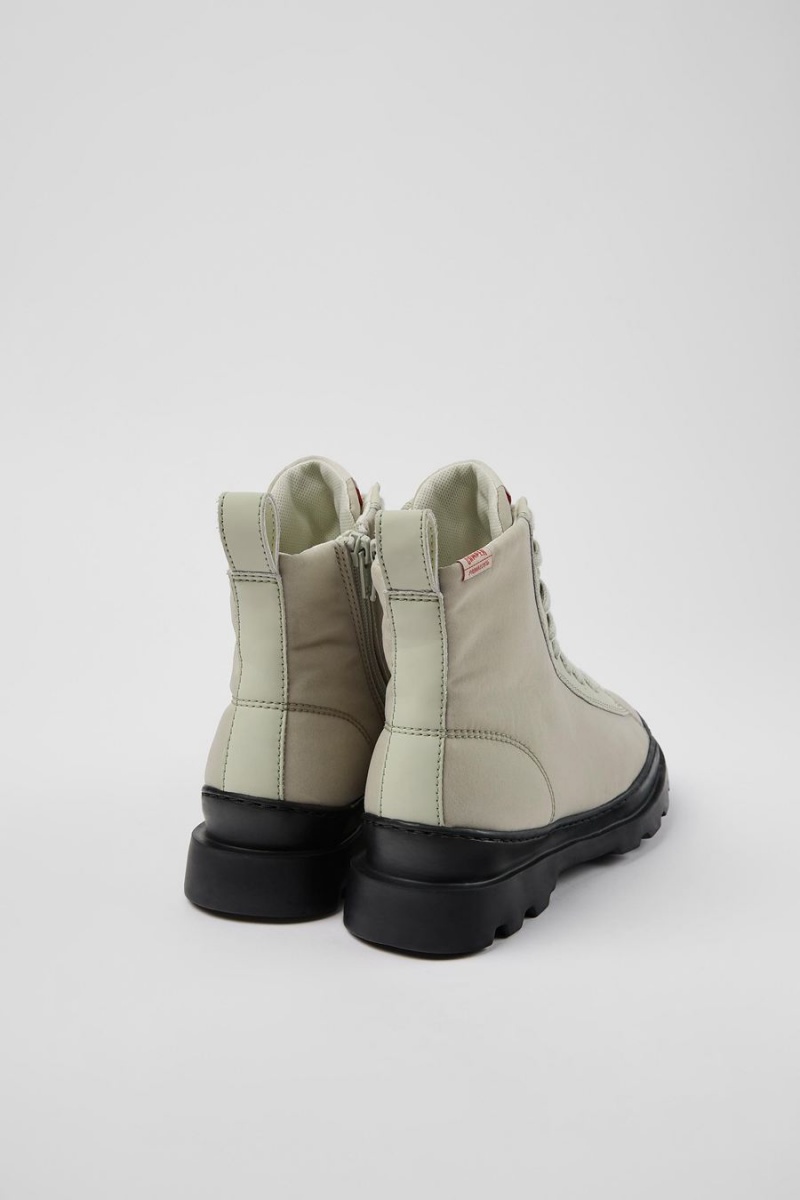 Botas Camper Brutus Encaje up Mujer Gris | SKFRN-5027