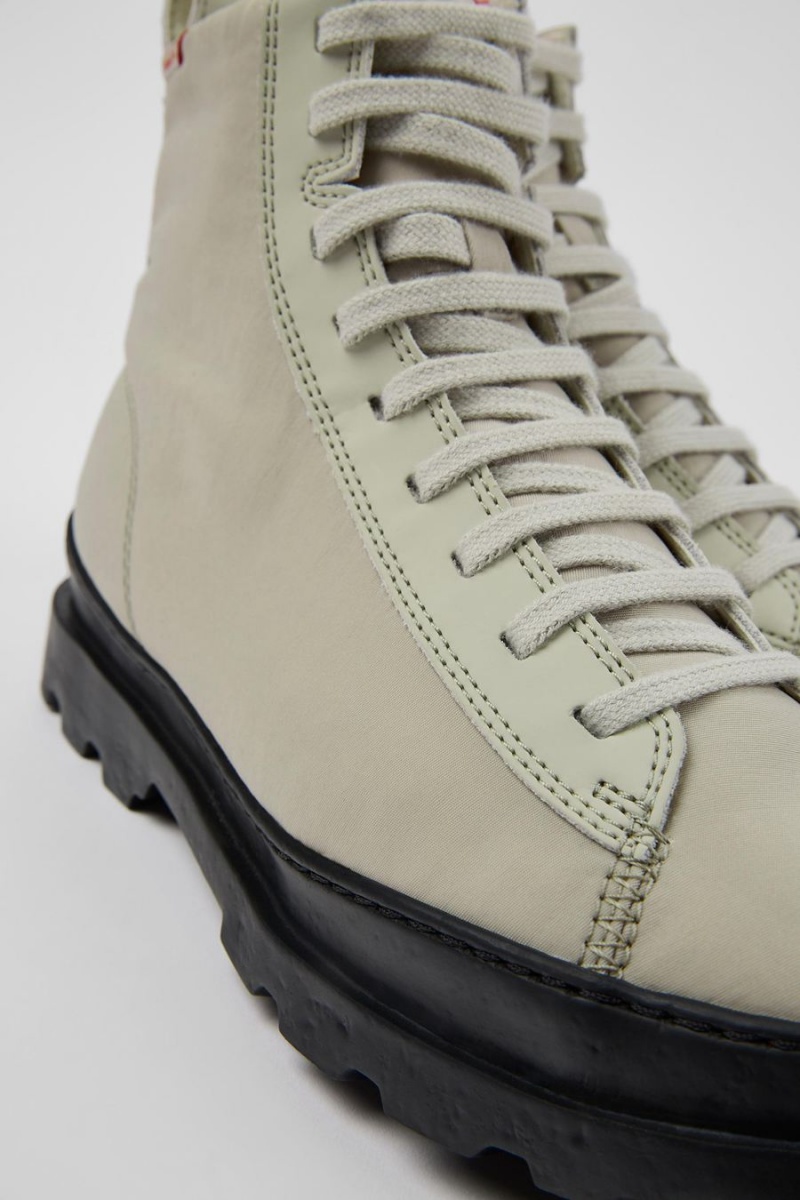 Botas Camper Brutus Encaje up Mujer Gris | SKFRN-5027