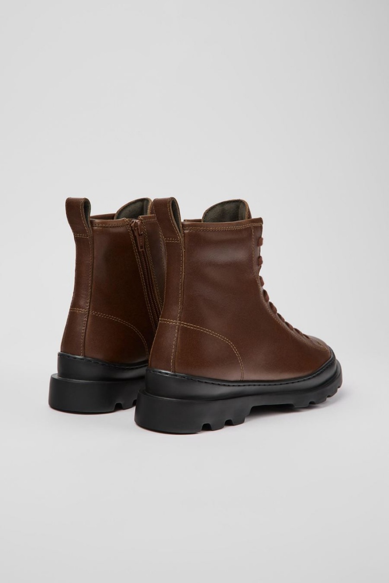 Botas Camper Brutus Encaje up Mujer Marrones | CJBGK-3746