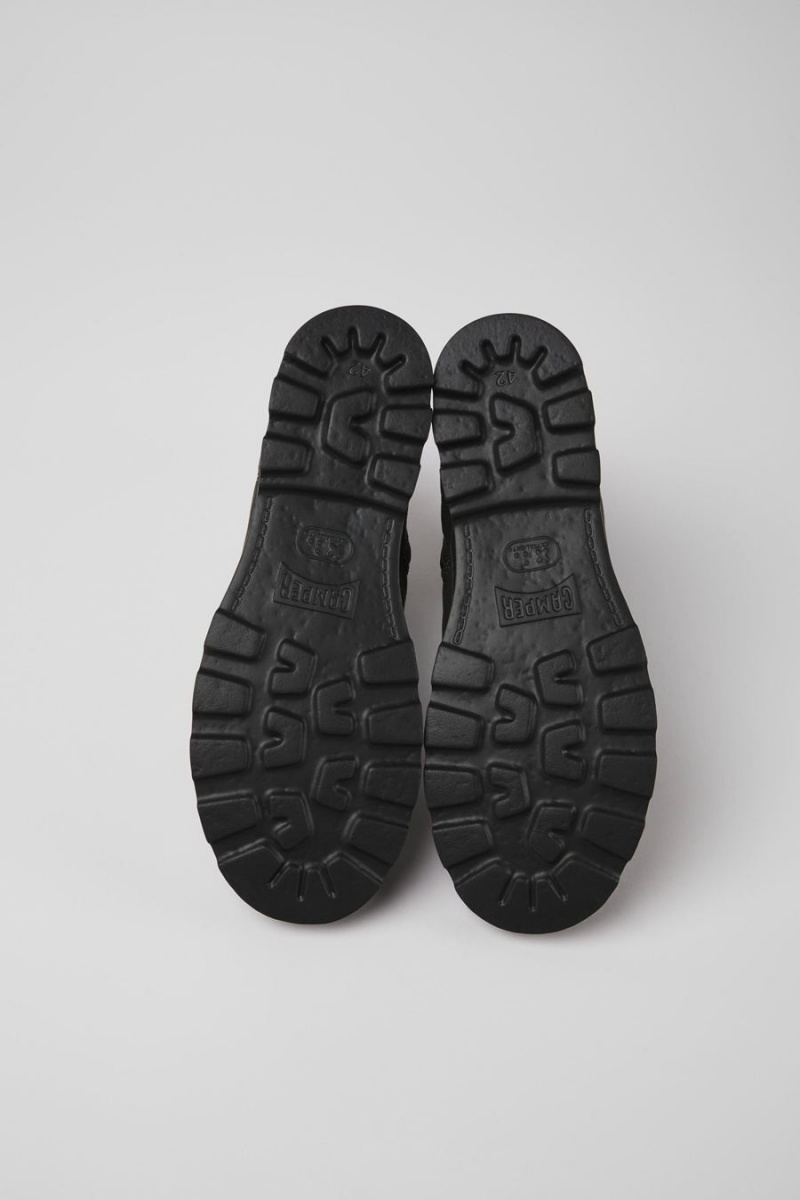 Botas Camper Brutus Textil Nubuck Ankle Hombre Gris | IZQMO-2954