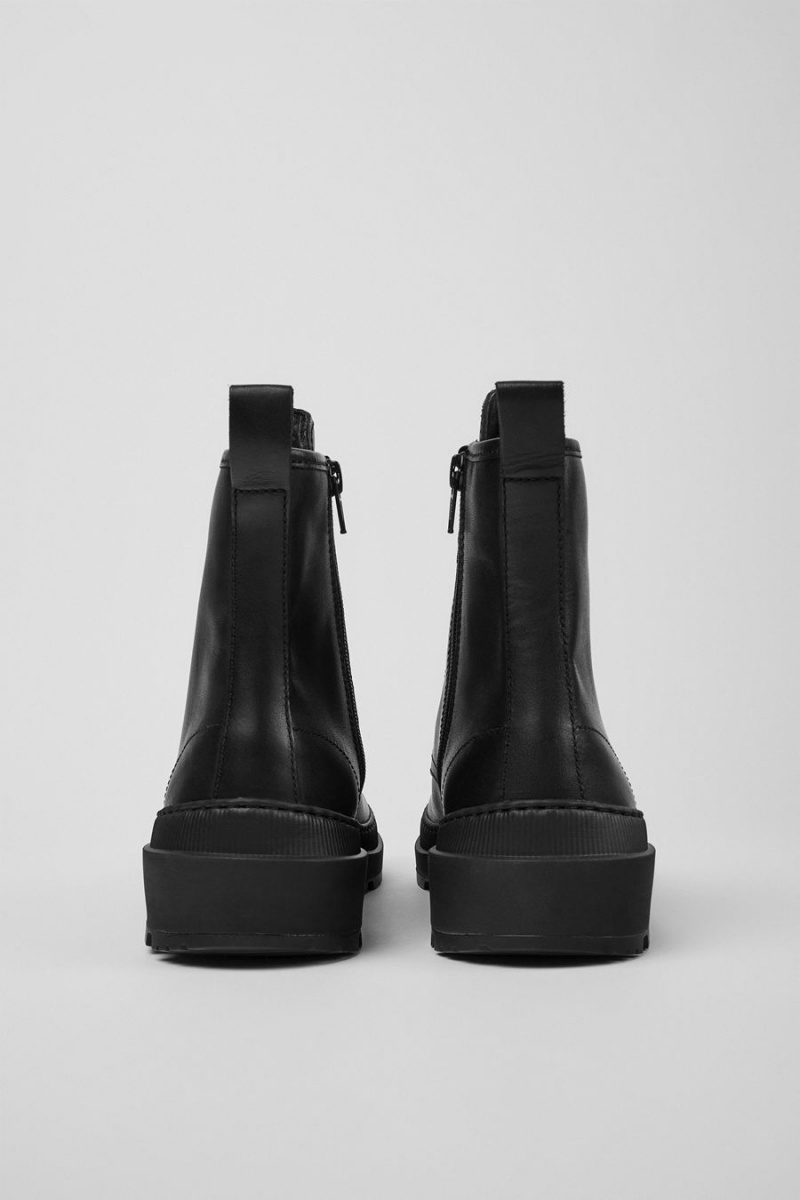 Botas Camper Brutus Trek Michelin Cuero Ankle Hombre Negras | UPEIL-4063