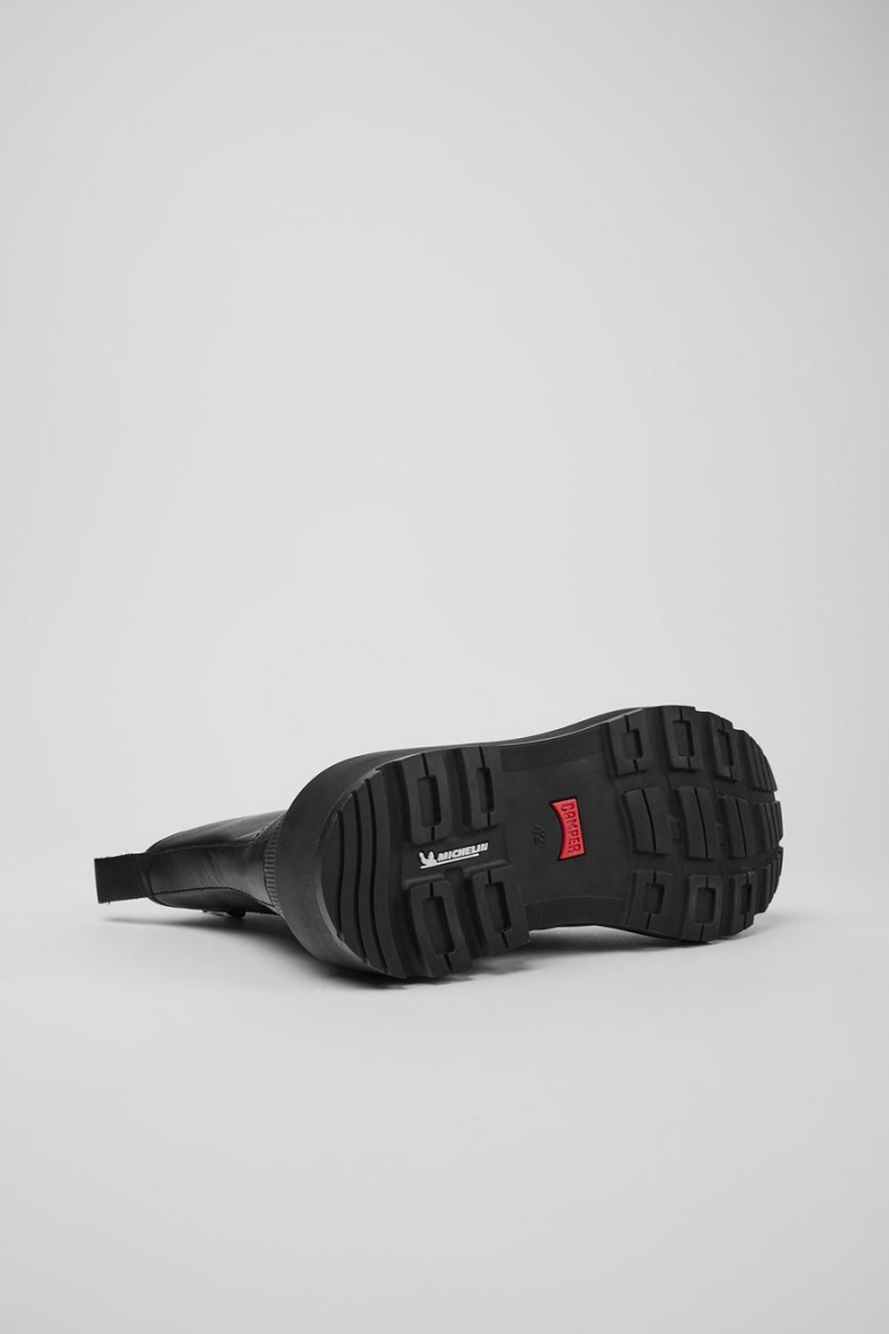 Botas Camper Brutus Trek Michelin Cuero Ankle Hombre Negras | UPEIL-4063