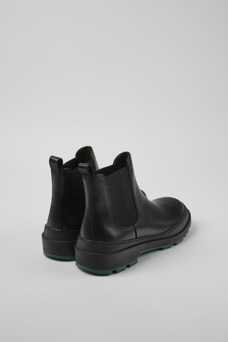 Botas Camper Brutus Trek Michelin Cuero Ankle Hombre Negras | UMCEI-2093