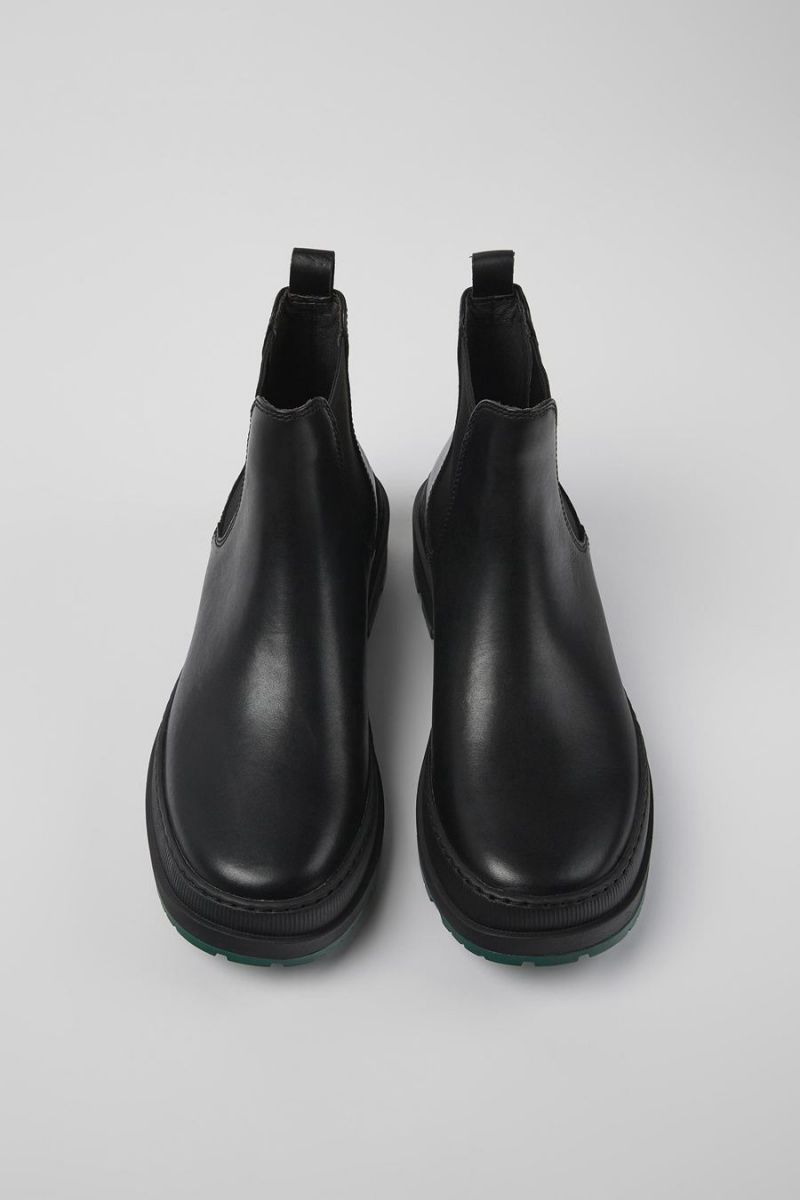 Botas Camper Brutus Trek Michelin Cuero Ankle Hombre Negras | UMCEI-2093