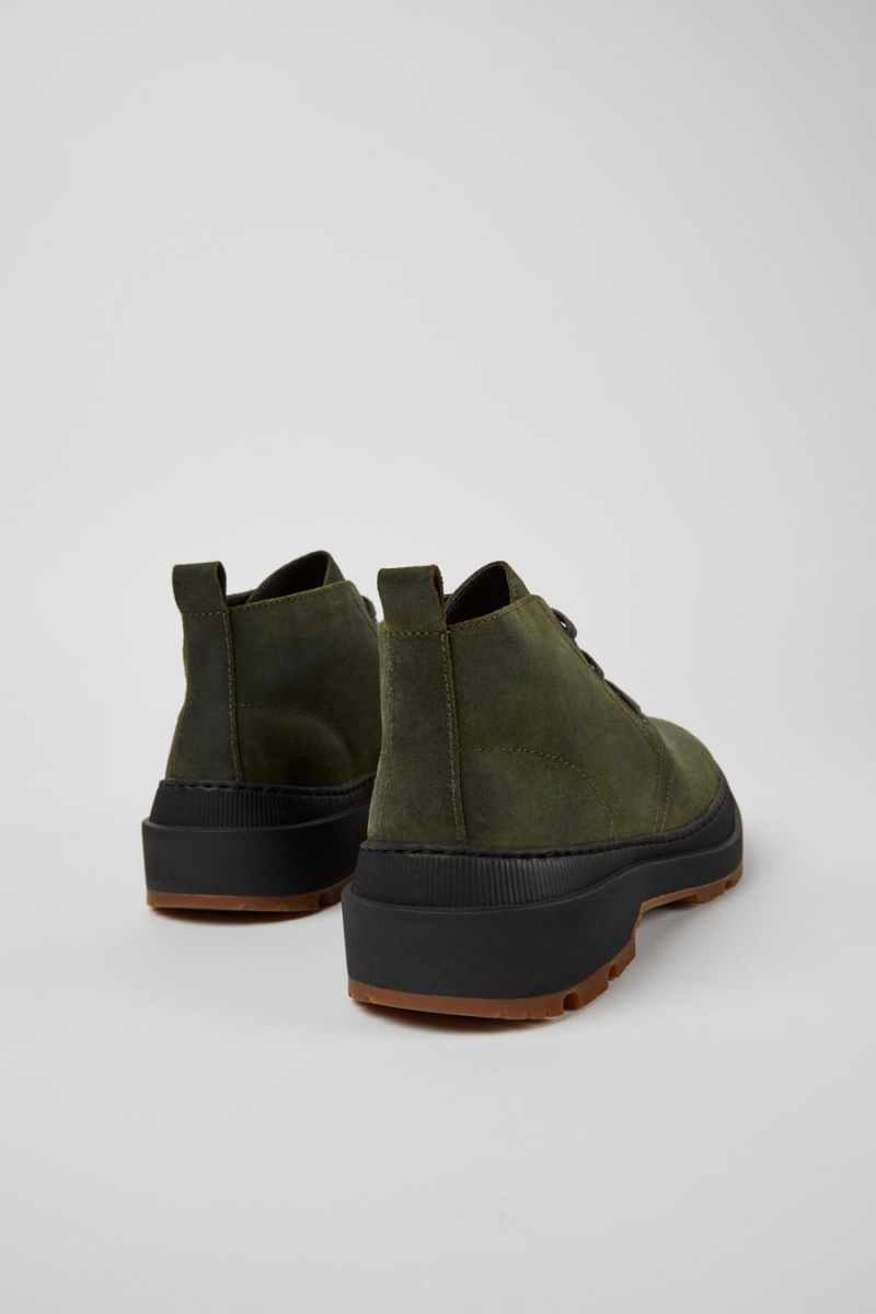 Botas Camper Brutus Trek Michelin Nubuck Ankle Hombre Verde | IKFER-0485