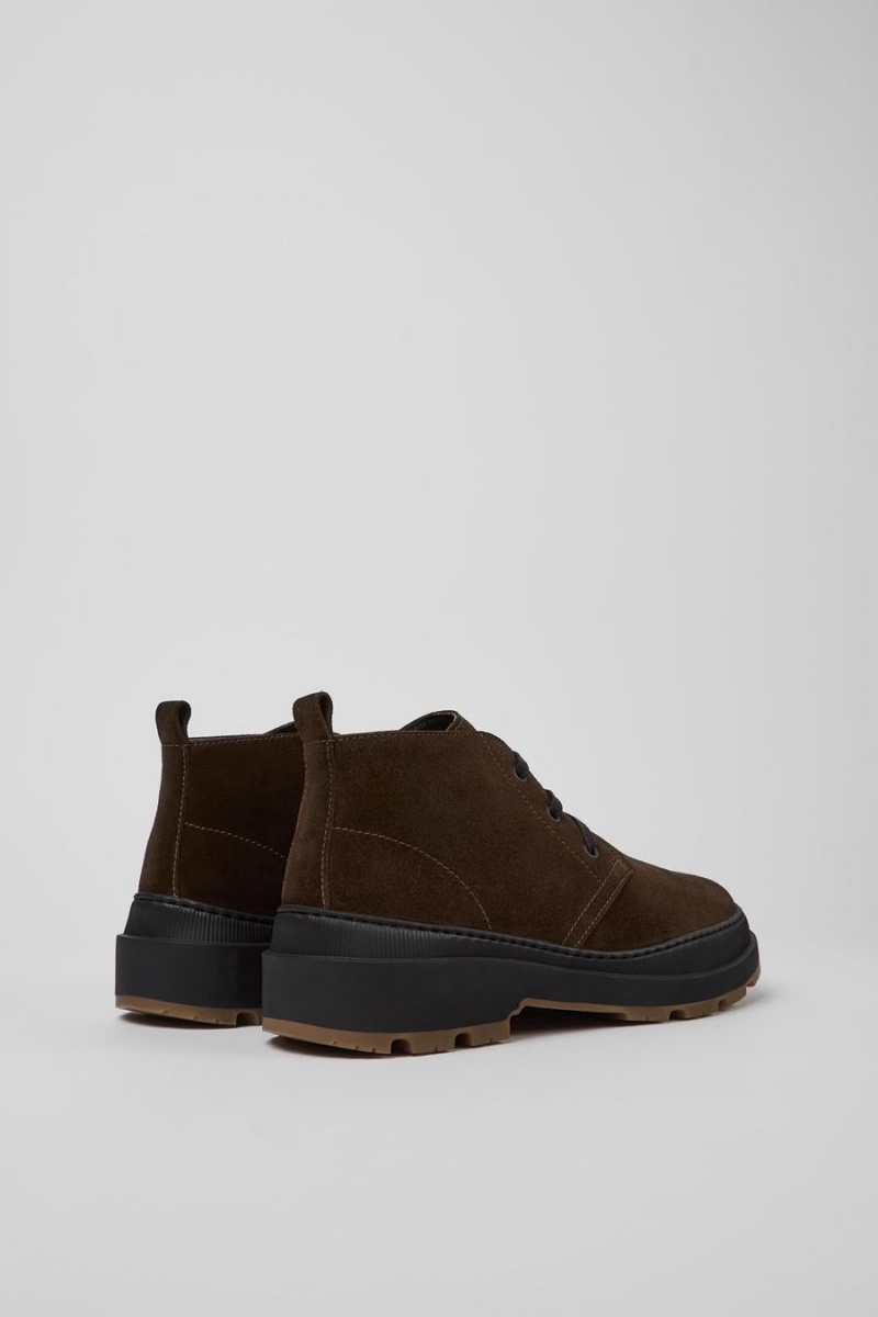 Botas Camper Brutus Trek Michelin Nubuck Ankle Hombre Marrones | GIXJL-0342