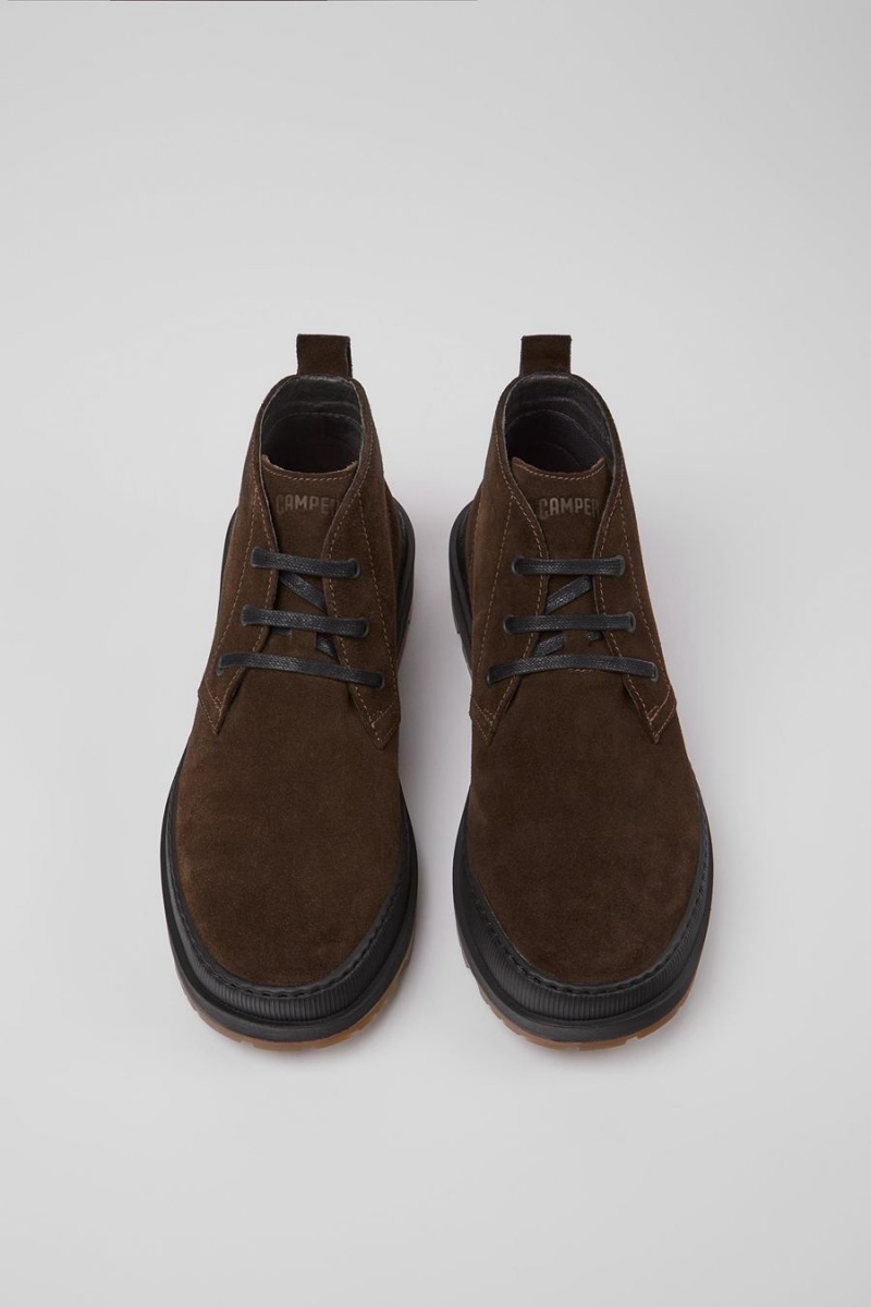 Botas Camper Brutus Trek Michelin Nubuck Ankle Hombre Marrones | GIXJL-0342