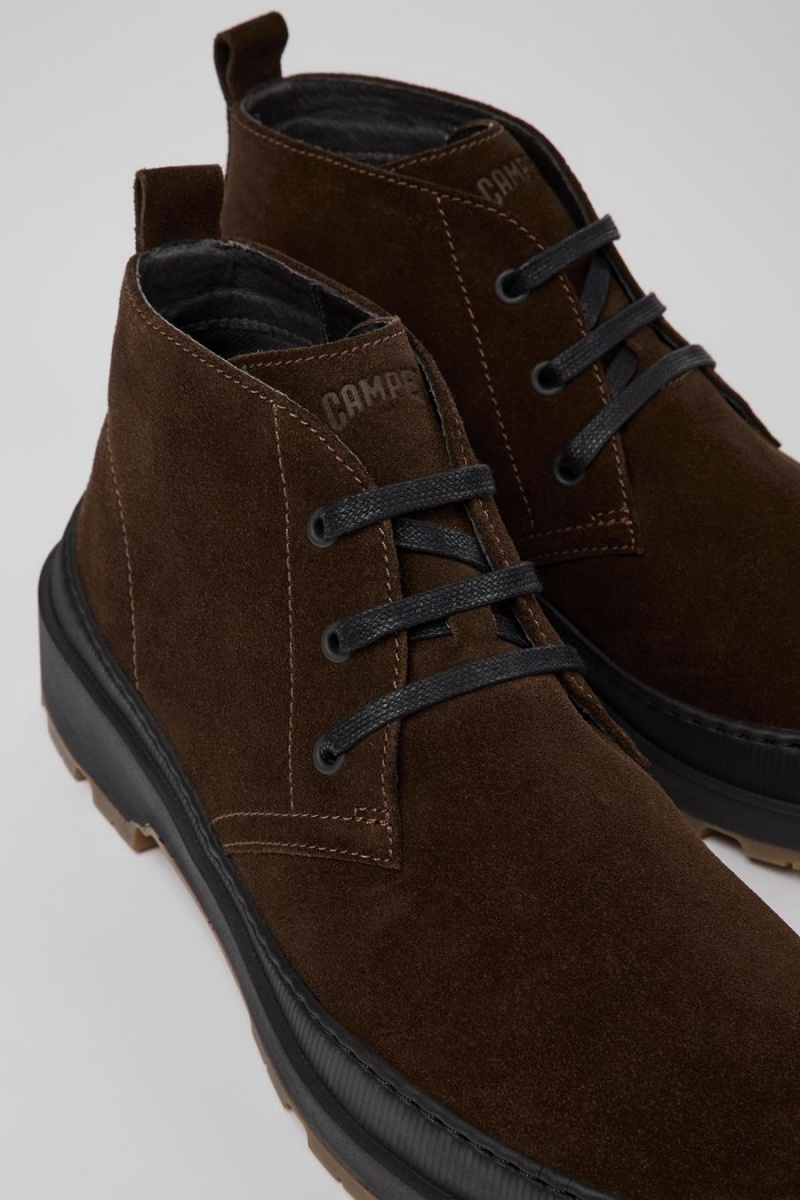 Botas Camper Brutus Trek Michelin Nubuck Ankle Hombre Marrones | GIXJL-0342