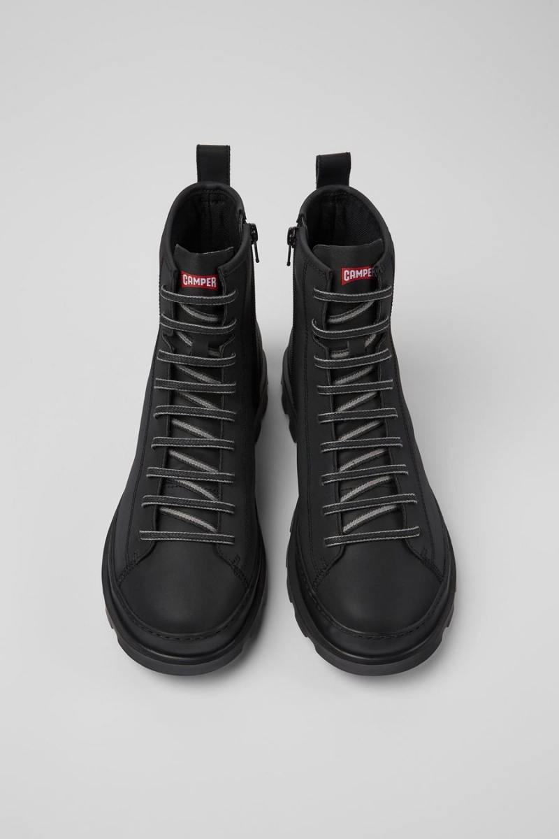 Botas Camper Brutus With Mirum® Uppers Hombre Negras | BAWLM-9074