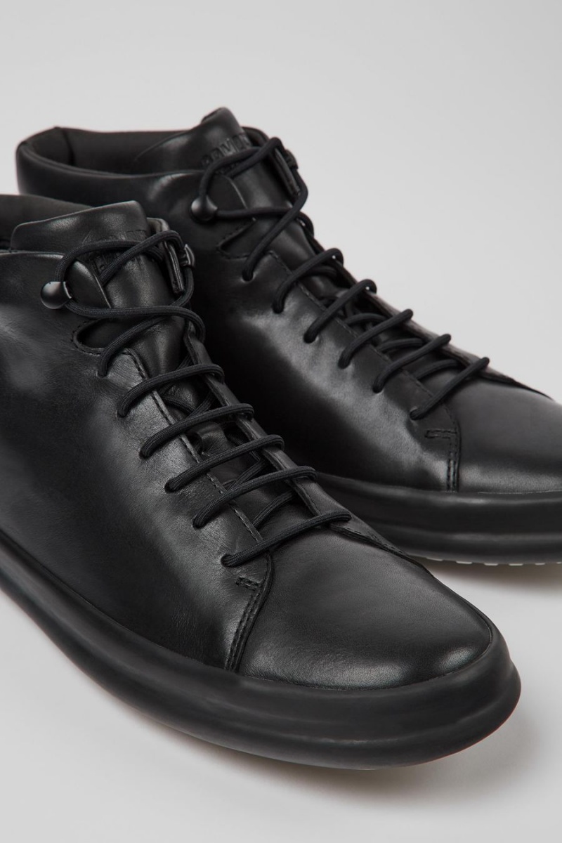 Botas Camper Chasis Ankle Hombre Negras | HJXLP-2835