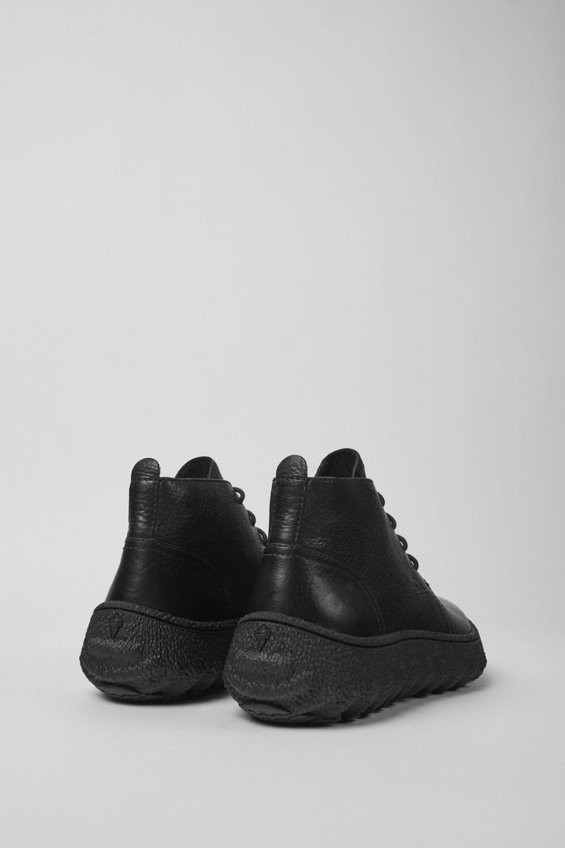 Botas Camper Ground Michelin Encaje Up Ankle Hombre Negras | GPTZK-4936