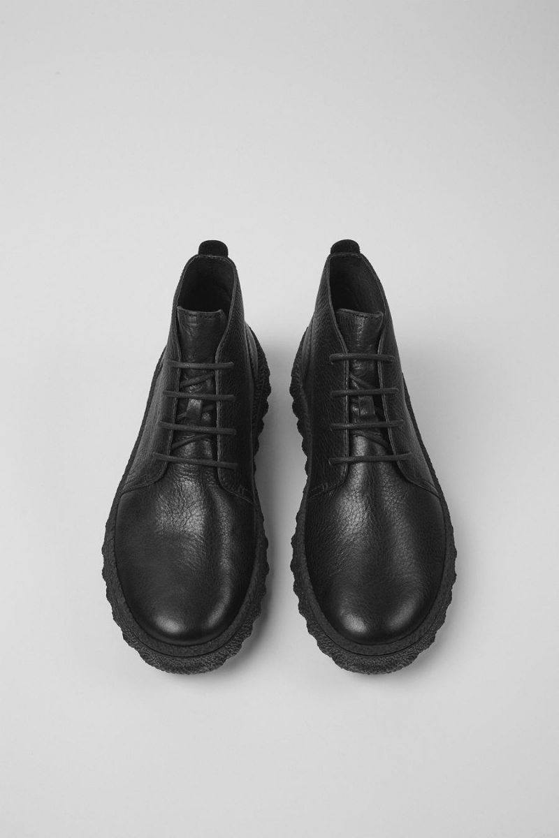 Botas Camper Ground Michelin Encaje Up Ankle Hombre Negras | GPTZK-4936