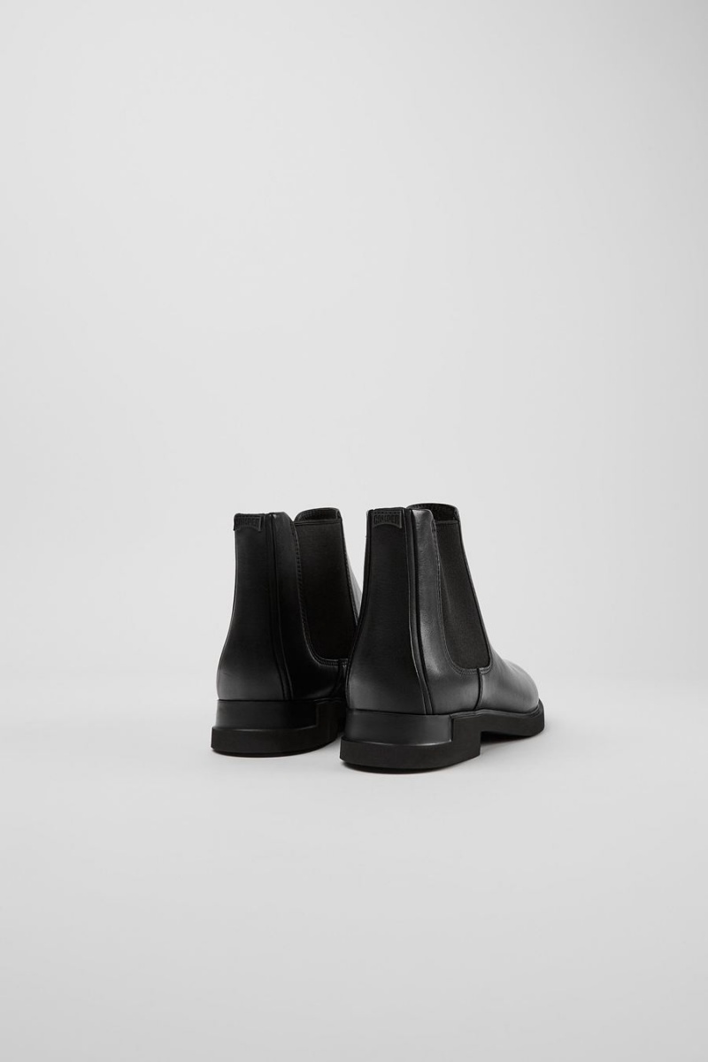 Botas Camper Iman Ankle Mujer Negras | EHIZB-8197